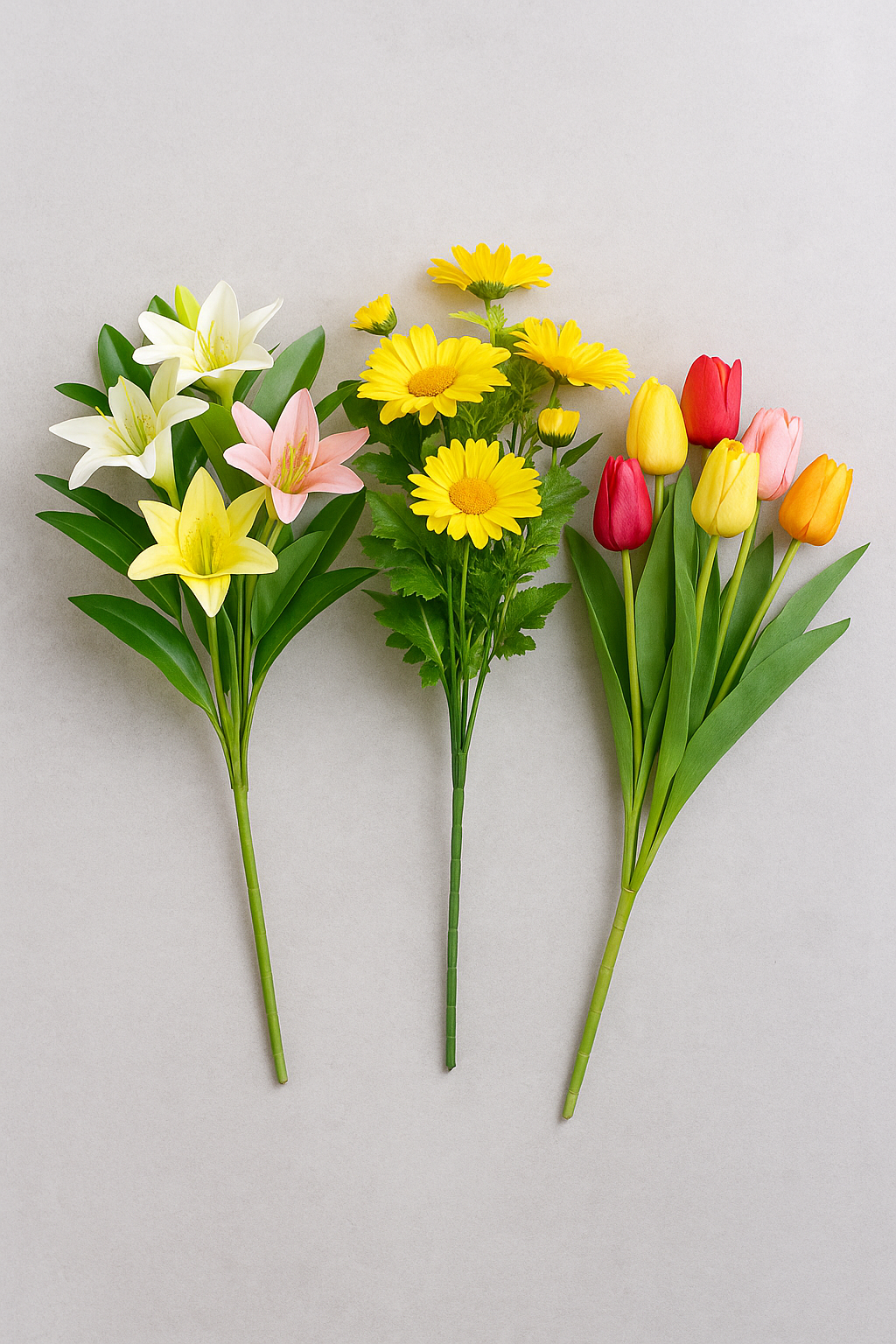 Artificial Flower Bouquets - Vibrant Floral Arrangements for Gifting and Décor