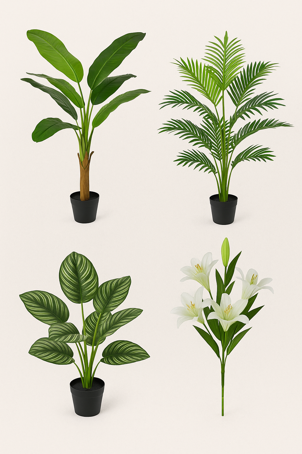 Artificial Plants Collection - Decorative Indoor Greenery