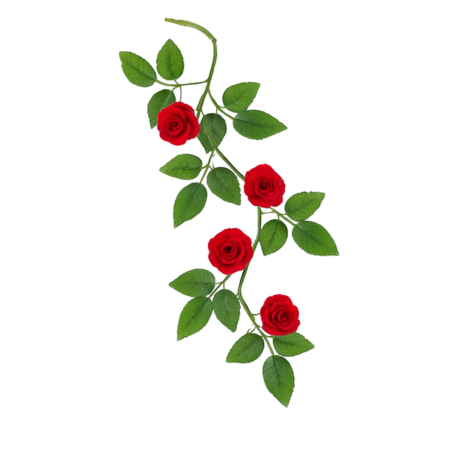 Rose Artificial Flower Creeper for Wall Decoration