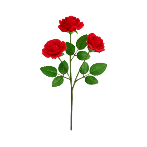 V Rose Bonsai Artificial Bunch for Table Decoration